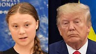 דונלד טראמפ גרטה טונברג