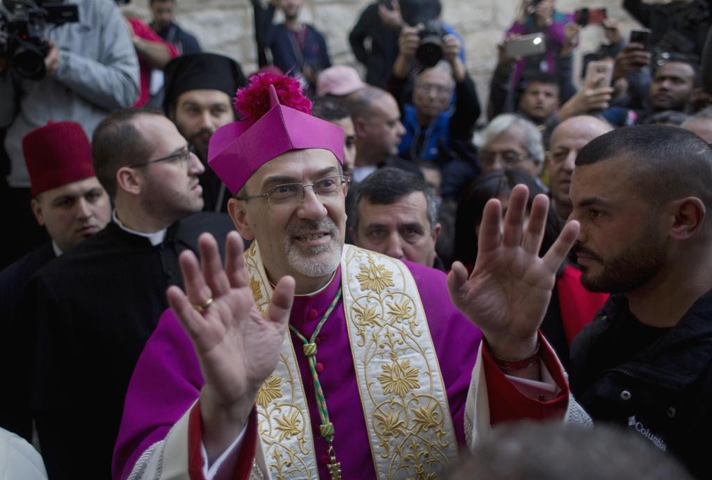 Archbishop Pierbattista Pizzaballa in Gaza