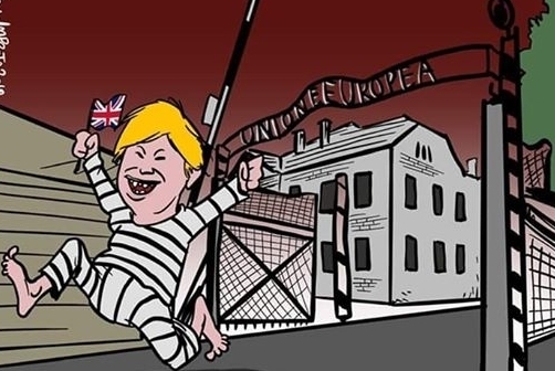 The caricature of Johnson 