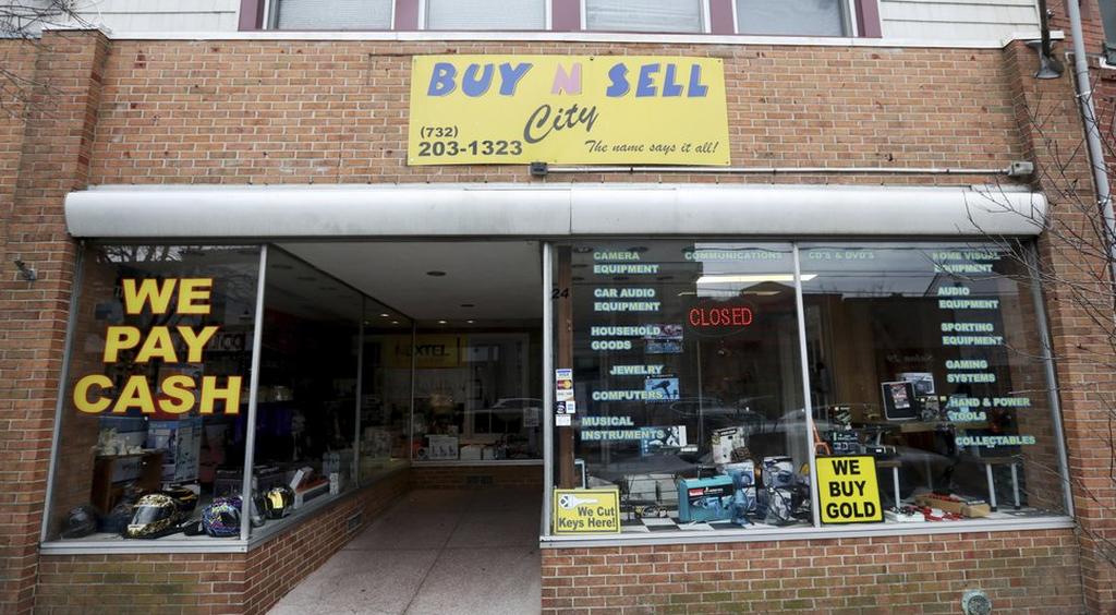 Ahmed A-Hady’s family owned Buy n Sell pawn shop in Keyport, N.J.