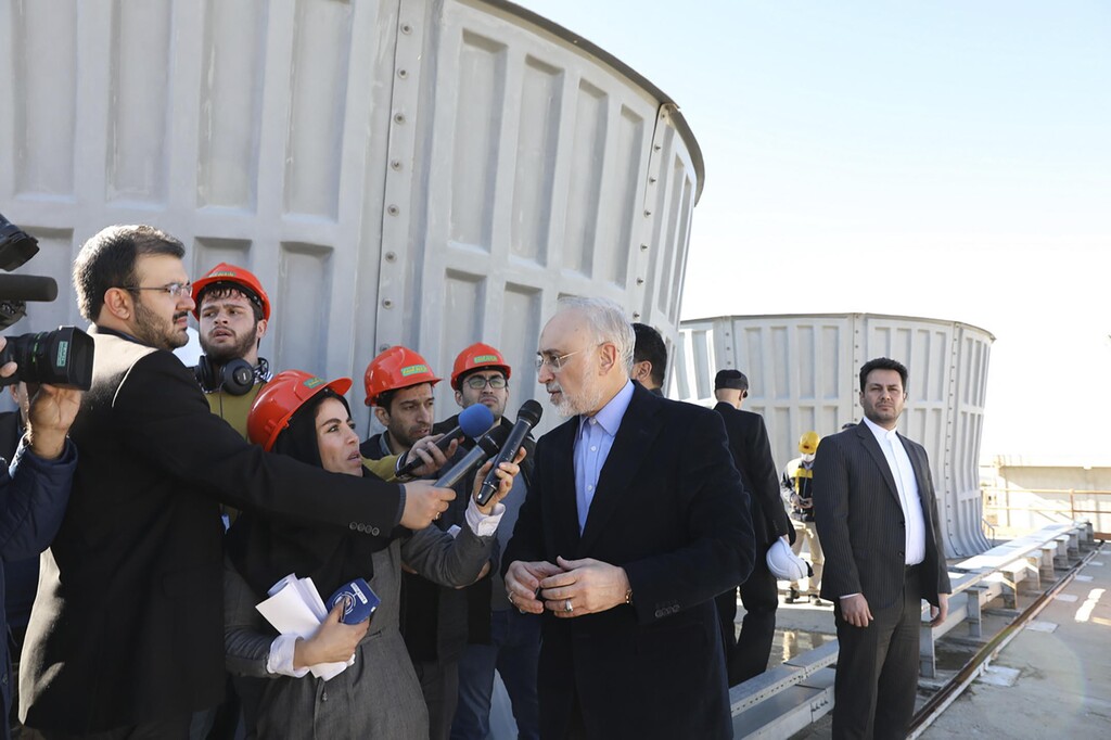 Head of Iran's Atomic Agency Organization Ali-Akbar Salehi 