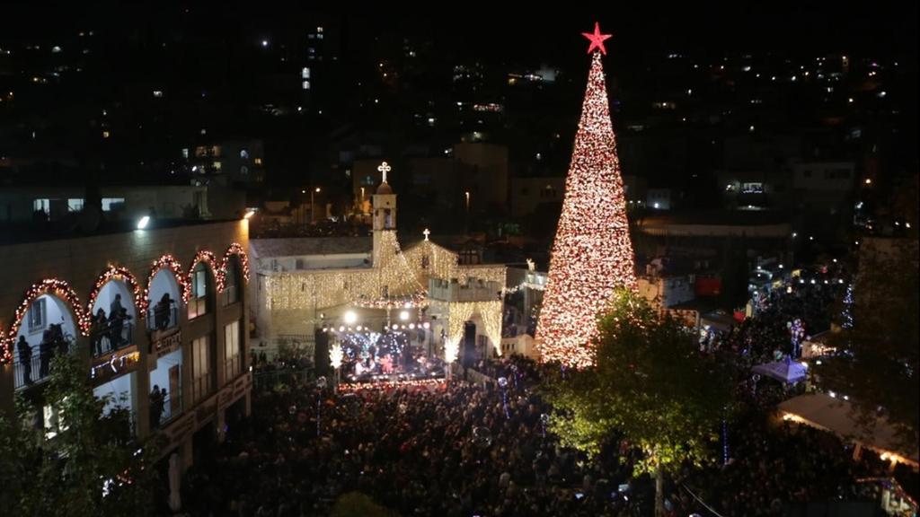 The great Christmas tree in Nazareth