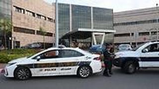 הזירה בה נדקרה האישה בבית החולים שיבא