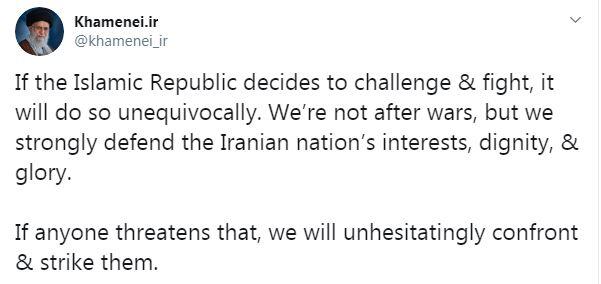 Ayatollah Ali Khamenei tweets at Donald Trump as tensions spiral between Iran and U.S. 