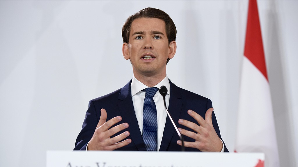 סבסטיאן קורץ מנהיג השמרנים ב אוסטריה