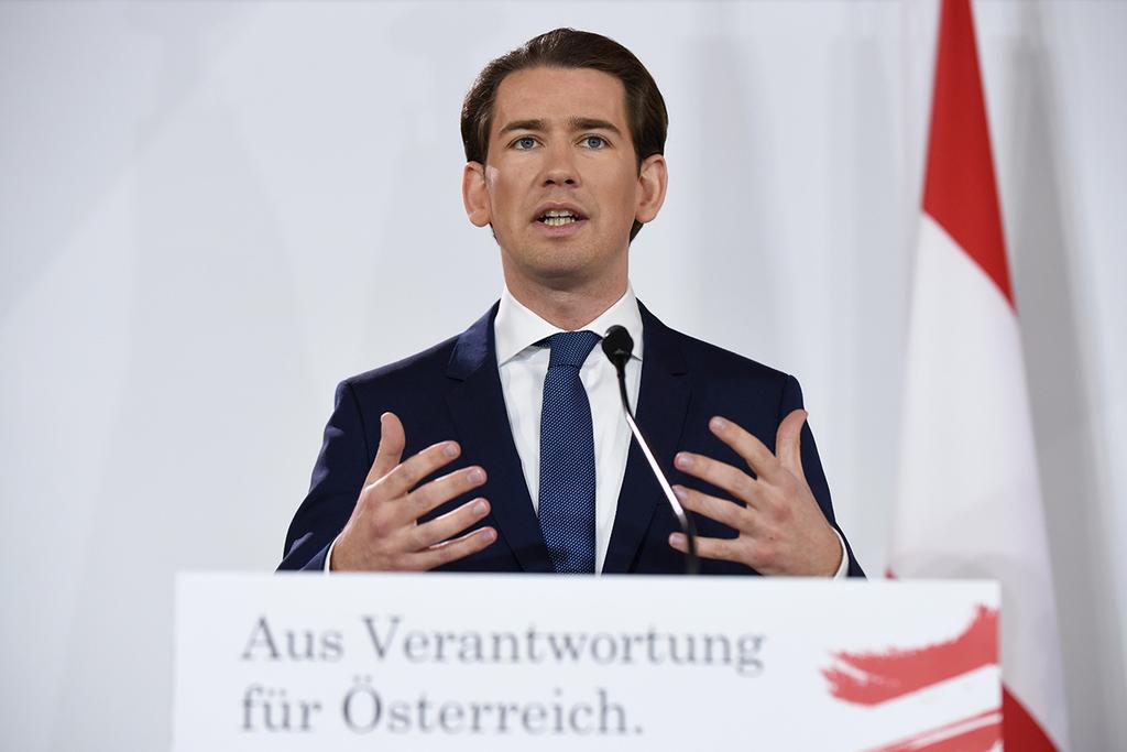 סבסטיאן קורץ מנהיג השמרנים ב אוסטריה