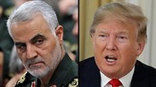 נשיא ארה"ב מפקד כוח קודס של איראן קאסם סולימאני