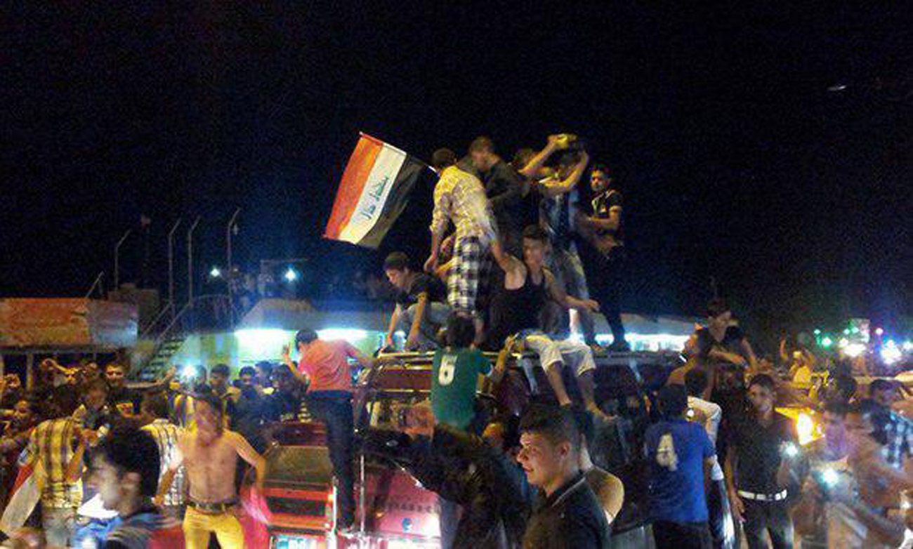 חוגגים ב עיראק את חיסול קאסם סולימאני