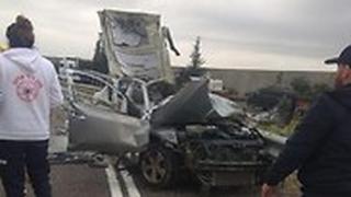 פיצוץ רכב ב כביש 6 ניצני עוז  הרוג הרוגים  פצוע פצועים 