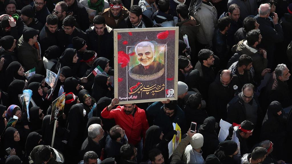 קאסם סולימאני הלוויה איראן טהרן