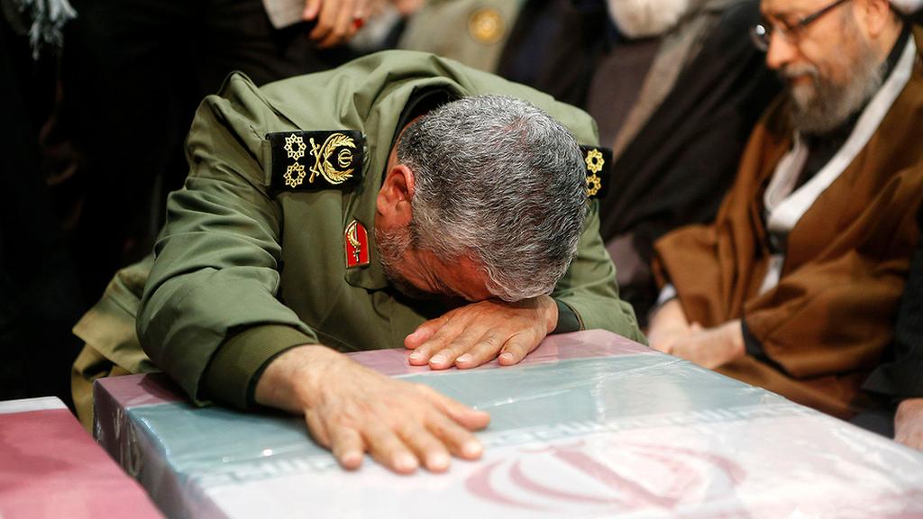 איראן טהרן טקס הלוויה ל קאסם סולימאני