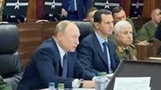 בשאר אסד ולדימיר פוטין פגישה דמשק סוריה