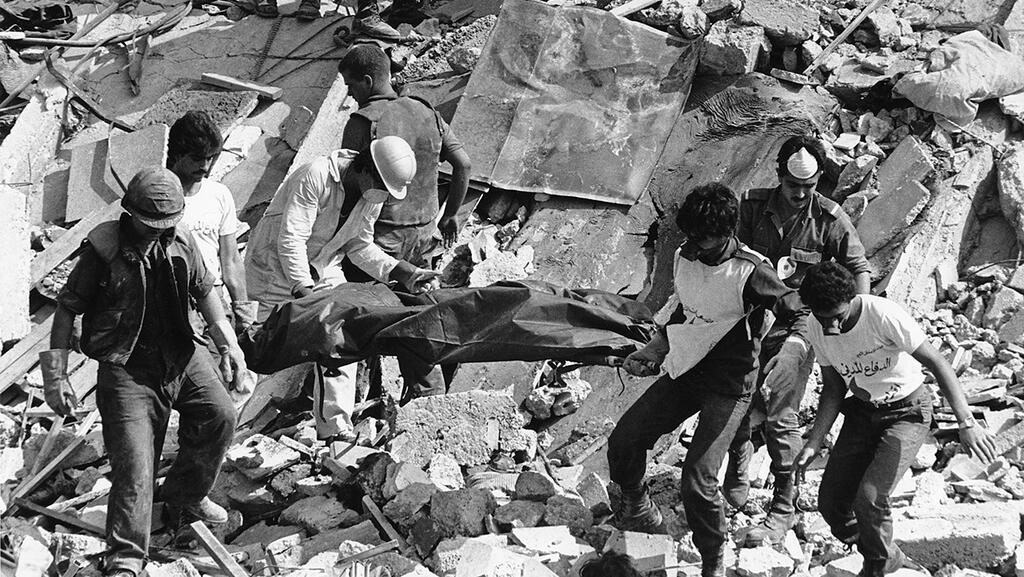 ארכיון 1983 פיגוע טרור איראן בסיס כוח רב לאומי ב ביירות לבנון