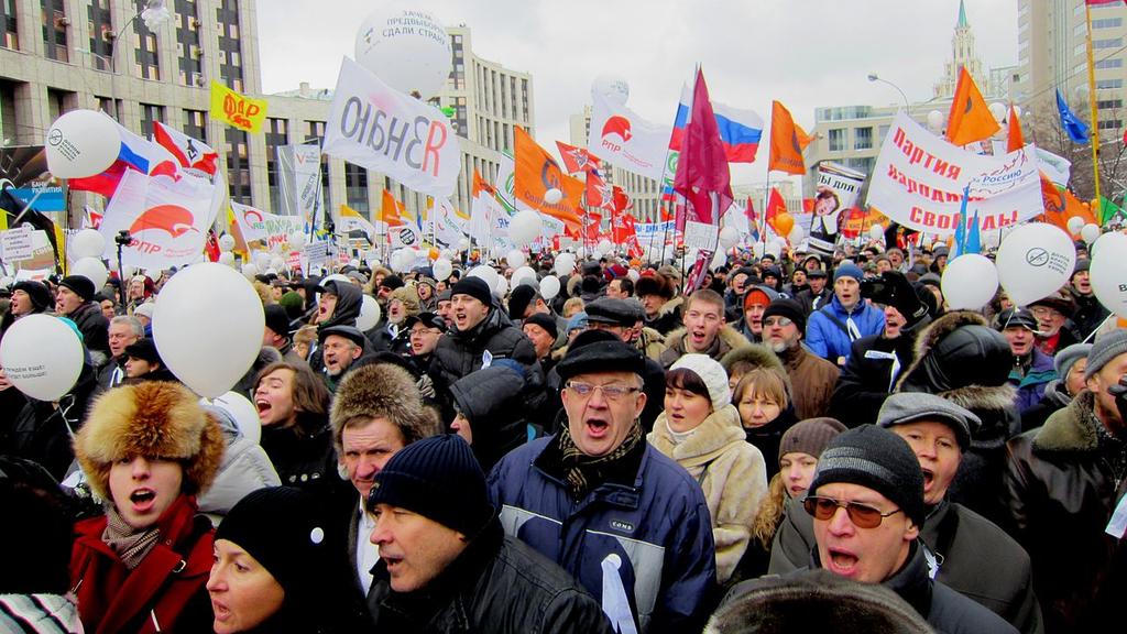 The 2012 protests in Moscow 