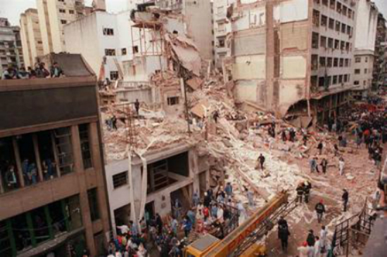 The 1994 bombing at the AMIA Jewish center in Buenos Aires 