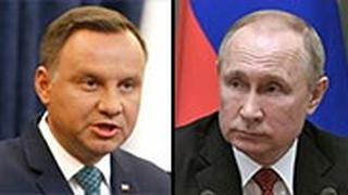 נשיא רוסיה ולדימיר פוטין נשיא פולין אנדז'יי דודה