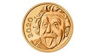 שווייץ מטבע הזהב הקטן בעולם אלברט איינשטיין