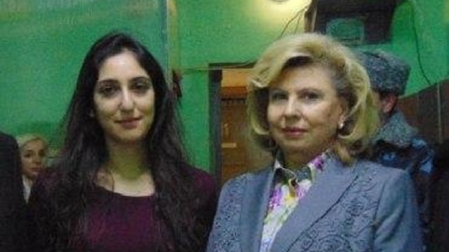 Tatiana Moskalkova Hight Commissioner for Human Rights in Russia with Naama Issachar held in jail in Russia