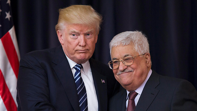 President Trump meets with Mahmoud Abbas 