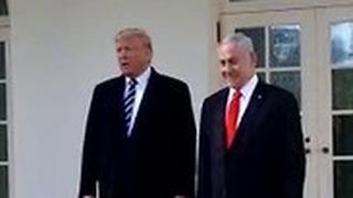 הבית הלבן פגישה בנימין נתניהו ו דונלנד טראמפ נשיא ארצות הברית