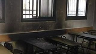 פשע שנאה ב בית ספר ב כפר עינאבוס ליד שכם הצתה ב שומרון