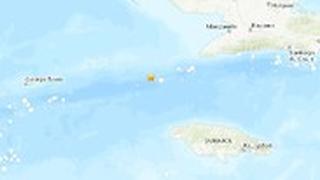 רעידת אדמה הים הקריבי בין ג'מייקה ל קובה