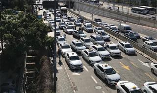 הפגנה נהגים 