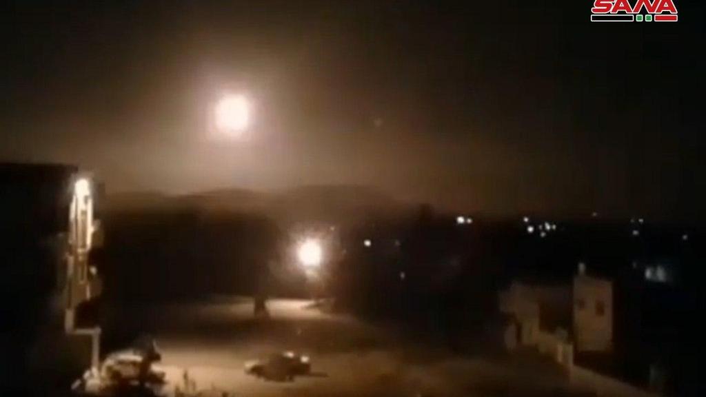  Israeli strikes near Damascus