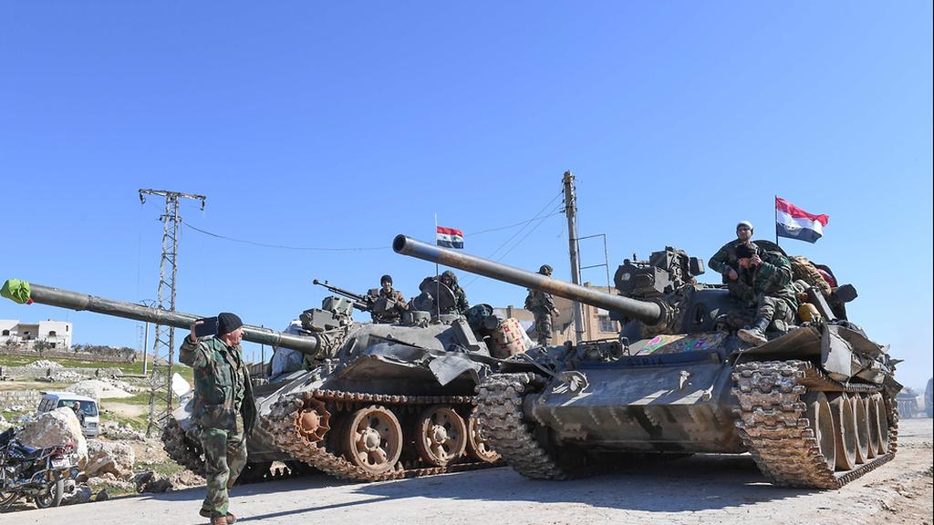 כוחות צבא אסד ב מחוז חלב סוריה