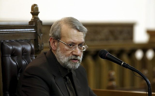 Iranian parliament speaker Ali Larijani 