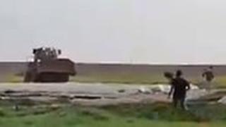 לאחר תקרית הירי בגבול עזה: קרב על לקיחת הגופה של הפלסטיני