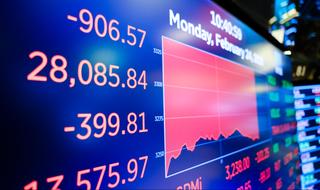 וול סטריט מפולת קורונה מסחר מניות בורסה ירידות