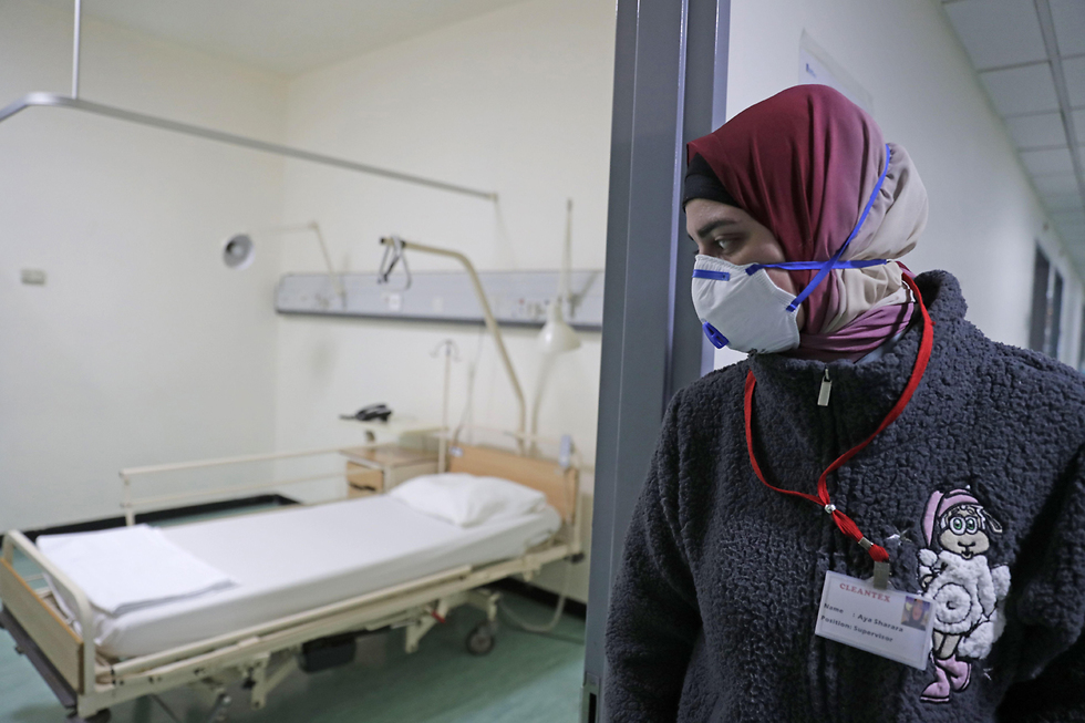 בית חולים ע"ש רפיק חרירי ב ביירות לבנון  חשש מ נגיף וירוס קורונה