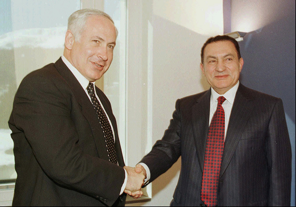 Egyptian President Hosni Muabrak and Prime Minister Benjamin Netanyahu 