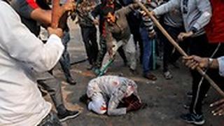 מוחמד זוביר  מוסלמי ב הודו שהותקף על-ידי המון ב ניו דלהי עימותים בין מוסלמים ל הינדים 