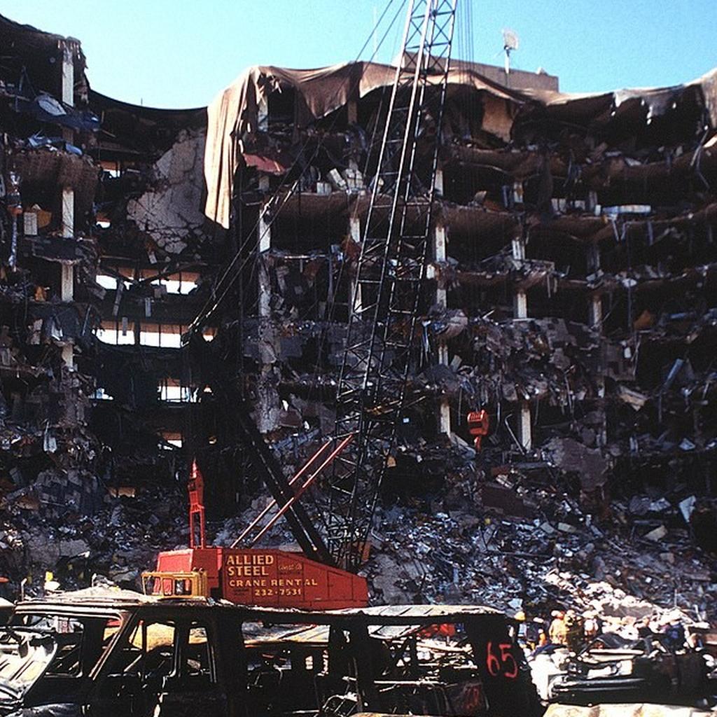 The aftermath of the 1995 Oklahoma City bombing 