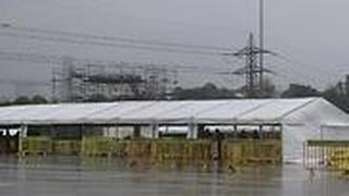 אוהלי בדיקות בגני התערוכה