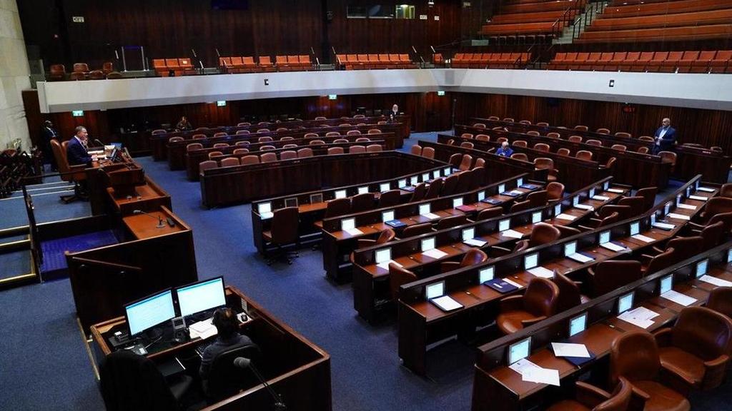 Кнессет. Зал заседаний пуст. Фото: пресс-служба кнессета, Шмулик Гроссман