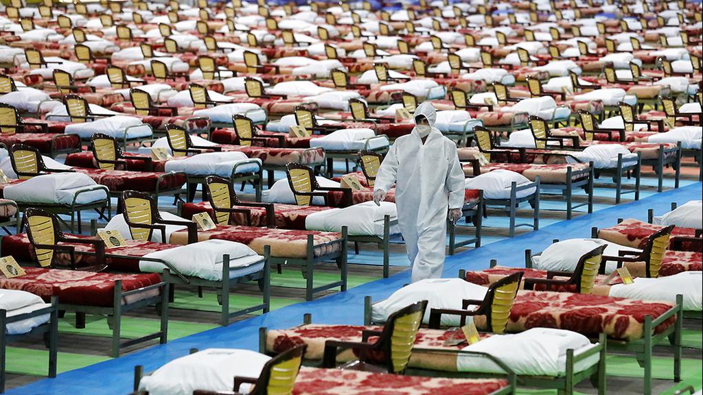 נגיף קורונה איראן טהרן בית חולים שדה 2,000 מיטות