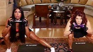 ג'ודי ניר מוזס ואירה מעיין. אימון משקולות