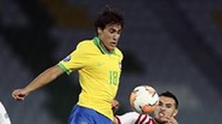 גומז במשחק של ברזיל הצעירה מול פרגוואי
