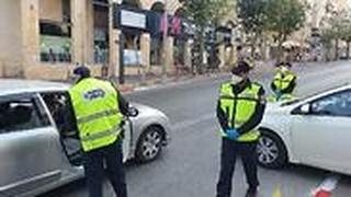 משטרה ומחסומים בכניסה לבני ברק