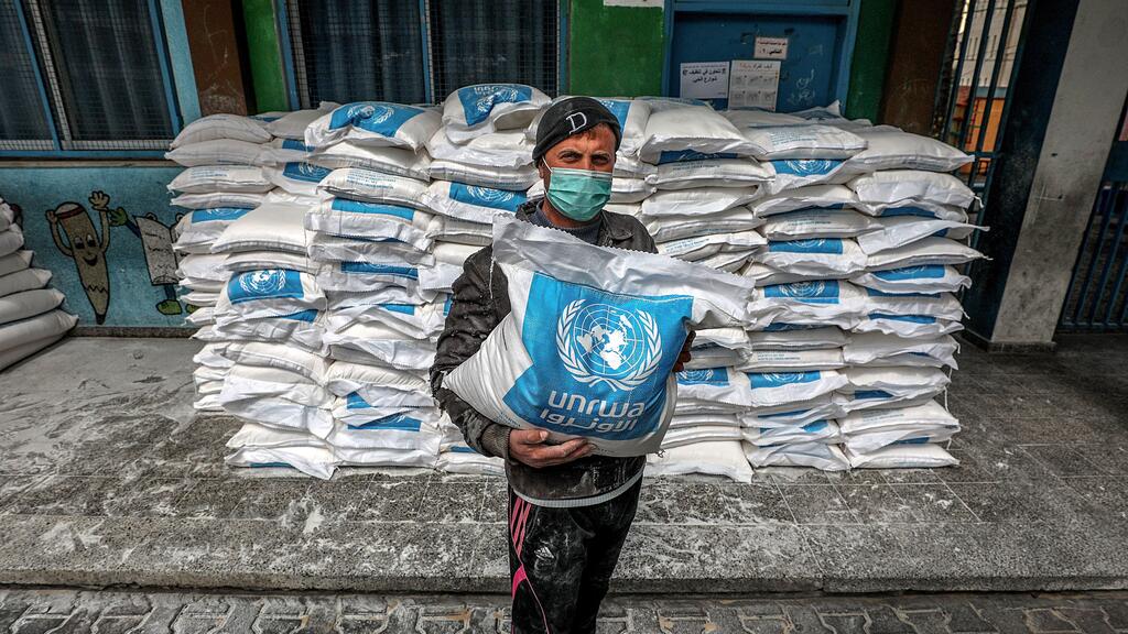 UNRWA food aid in Gaza