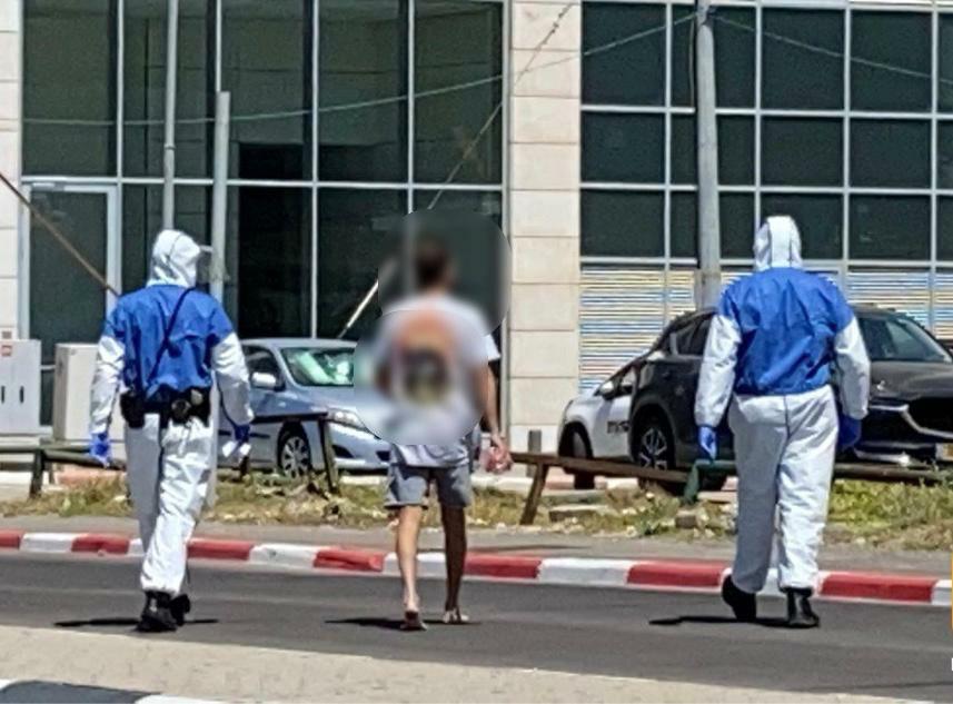 שוטרי תל אביב גילו לפני זמן קצר על הטיילת אדם שהפר בידוד