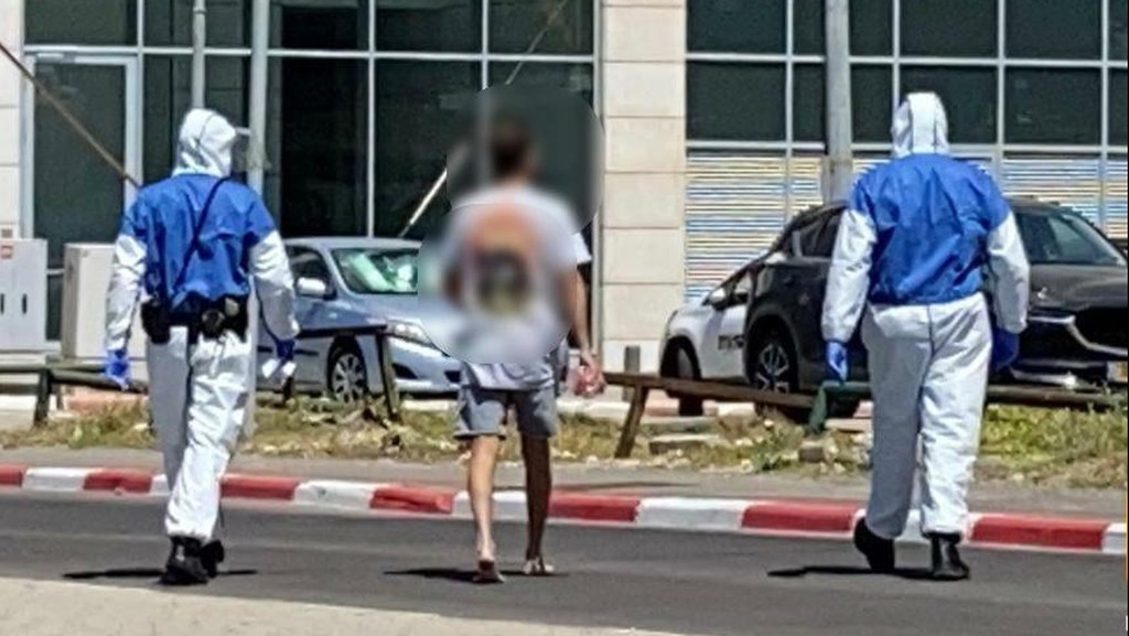 שוטרי תל אביב גילו לפני זמן קצר על הטיילת אדם שהפר בידוד