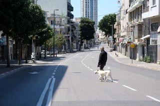 רחובות תל אביב ריקים בצל הקורונה