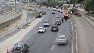העבודות על הנתיבים המהירים בכבישי איילון בצל התפשטות נגיף הקורונה בישראל