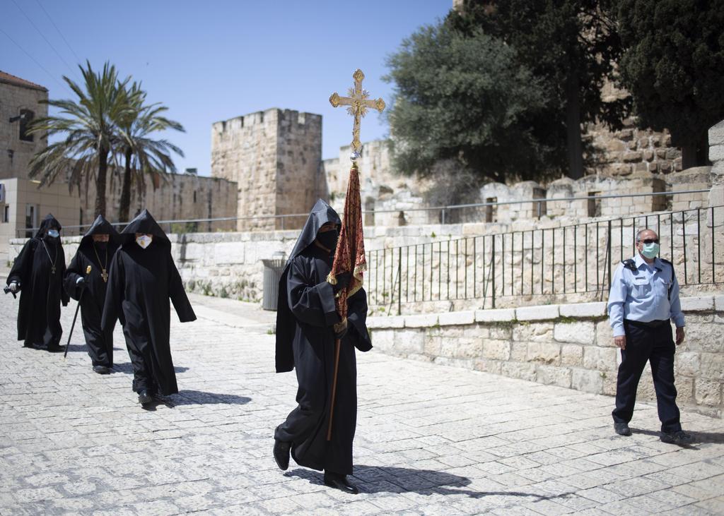 Armenian clergy in Jerusalem  