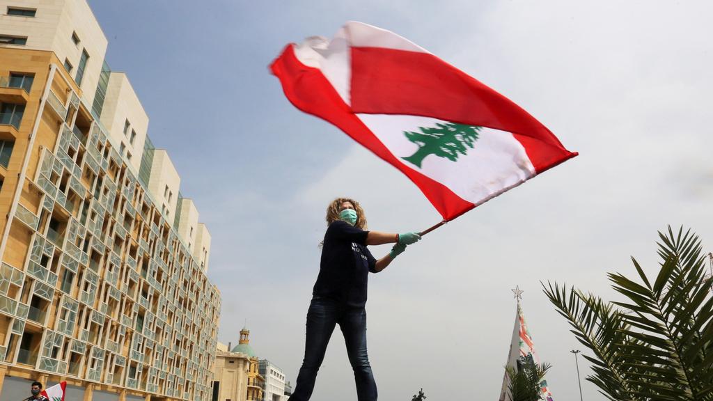 Anti government protests in Beirut amid coronavirus crisis