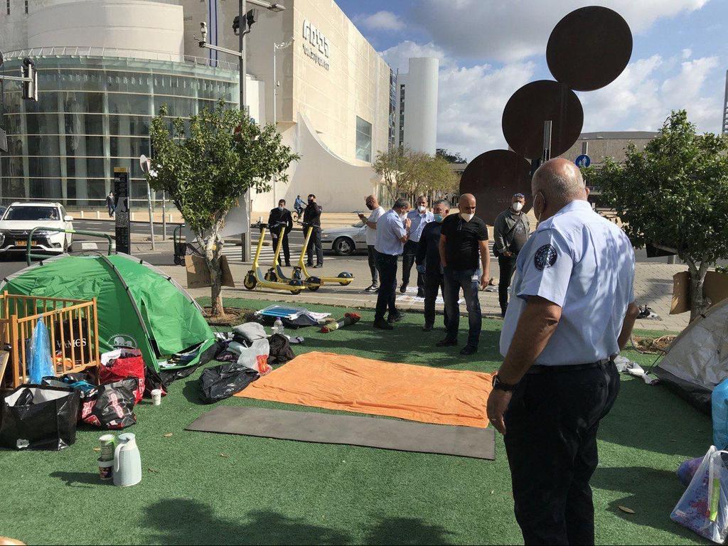 פינוי מאהל המחאה
